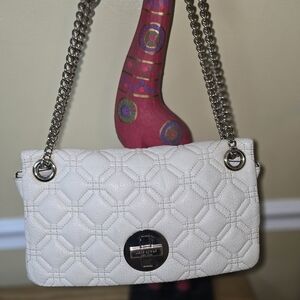 Kate Spade White Quilted Shoulder Bag